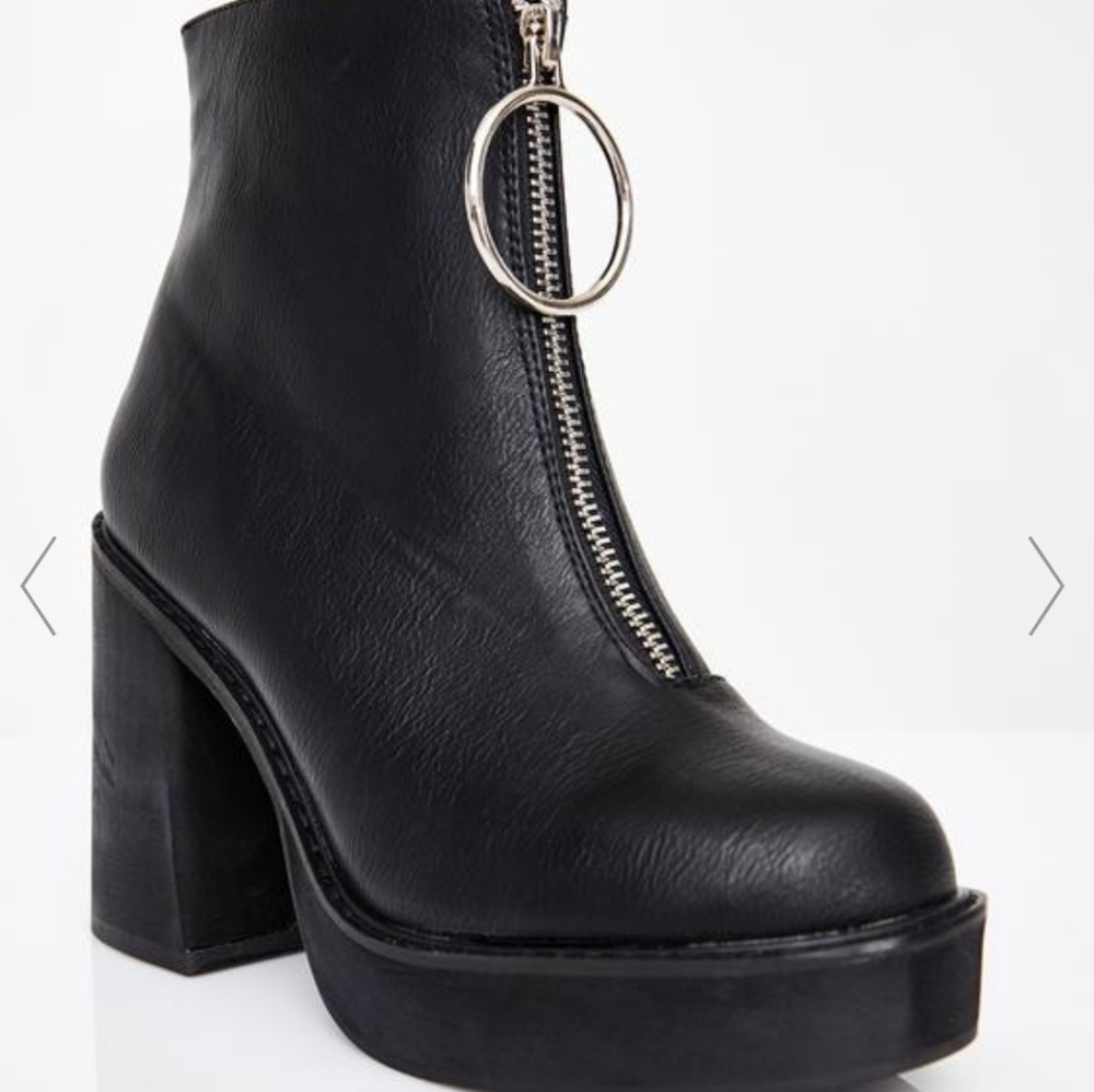 Current Mood FRANKY PLATFORM Boots 9M
